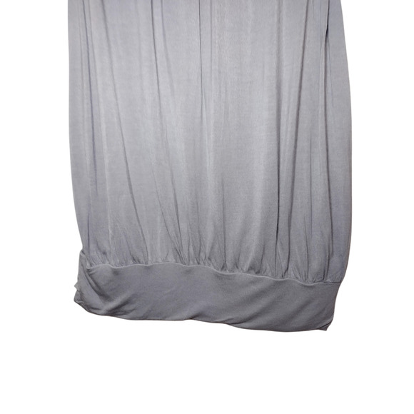 Express Womens Sleeveless Tunic Lace Blouse Gray Size Small - Picture 9 of 13